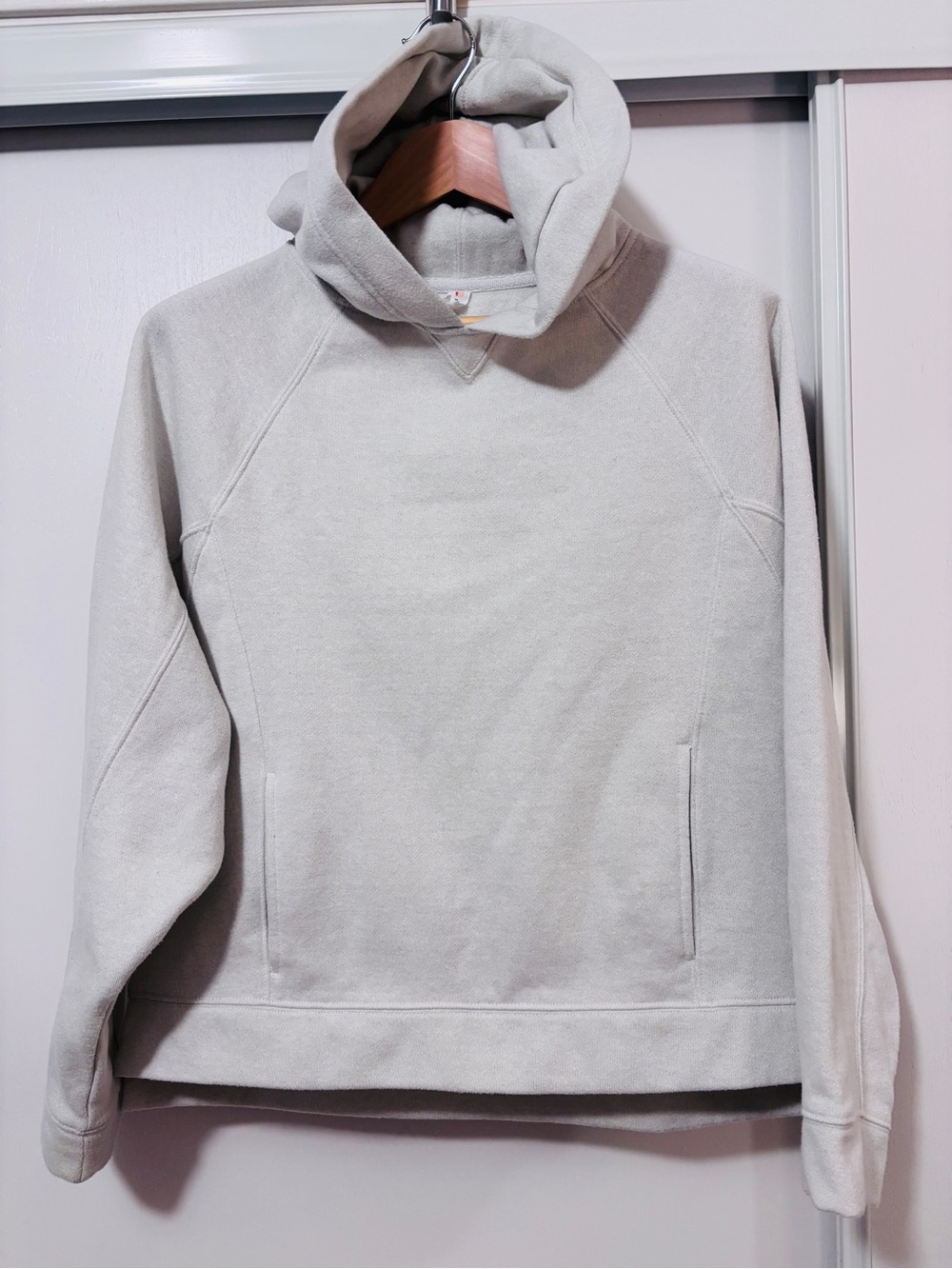 Daily Practice Womens Hoodie Size S Metallic Sparkle Crop Oversized Boxy Thick